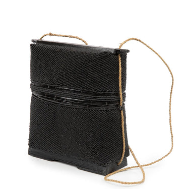 Storage box – Bamboo, bead embellishment, decorative design | Bazar Bizar Antwerp