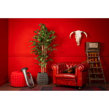 Kunstpflanze - Realistische Blattstruktur, Pflegefrei, Orientalischer Look (180 cm) – Bamboe Japanese | Neverleafs