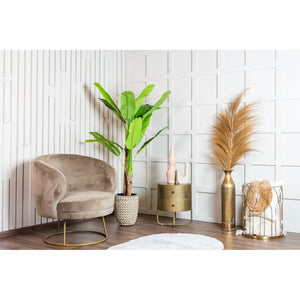 Kunstpflanze – Kunststoffmaterial, Tropisches Design, Große Blätter - Bananenbaum | NeverLeafs