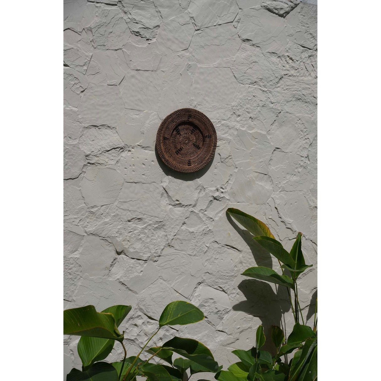 Wall Decoration – Hand-Woven Rattan, Graphic Details, Ethno Design, S – Jasmine | Bazar Bizar Antwerp