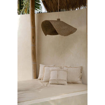 Kissenbezug – Baumwolle Material, Boho Stil, Natur Ton - Nomad | Bazar Bizar Antwerp