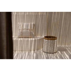 Kissenbezug – Baumwolle Material, Boho Stil, Natur Ton - Nomad | Bazar Bizar Antwerp