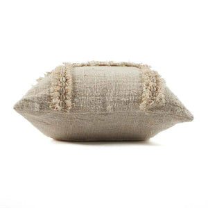 Kissenbezug – Baumwolle Material, Boho Stil, Natur Ton - Nomad | Bazar Bizar Antwerp