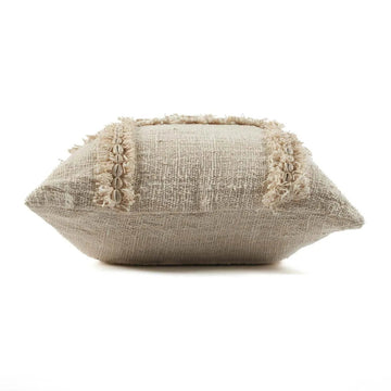 Kissenbezug – Baumwolle Material, Boho Stil, Natur Ton - Nomad | Bazar Bizar Antwerp