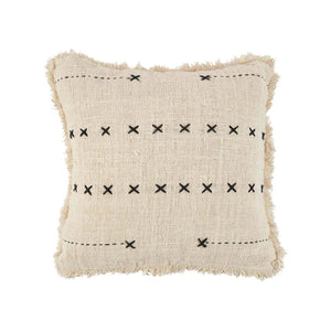 Pillowcase - Cotton fabric, Boho design, Handmade - French Kiss | Bazar Bizar Antwerp