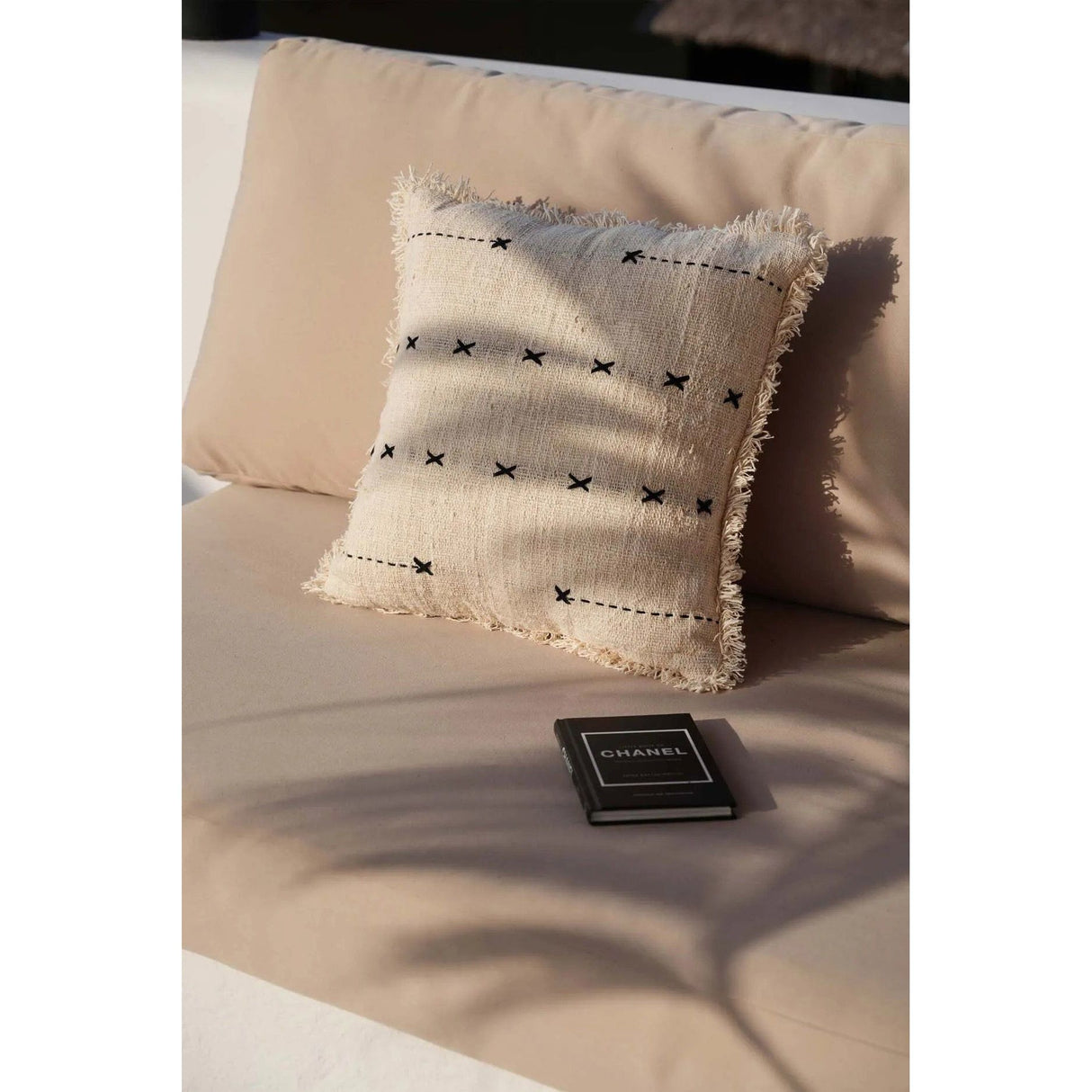 Pillowcase - Cotton fabric, Boho design, Handmade - French Kiss | Bazar Bizar Antwerp