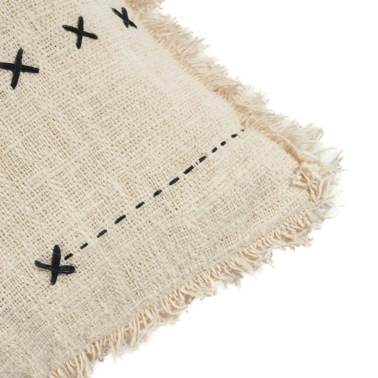 Pillowcase - Cotton fabric, Boho design, Handmade - French Kiss | Bazar Bizar Antwerp