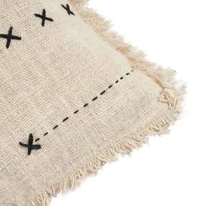 Pillowcase - Cotton fabric, Boho design, Handmade - French Kiss | Bazar Bizar Antwerp