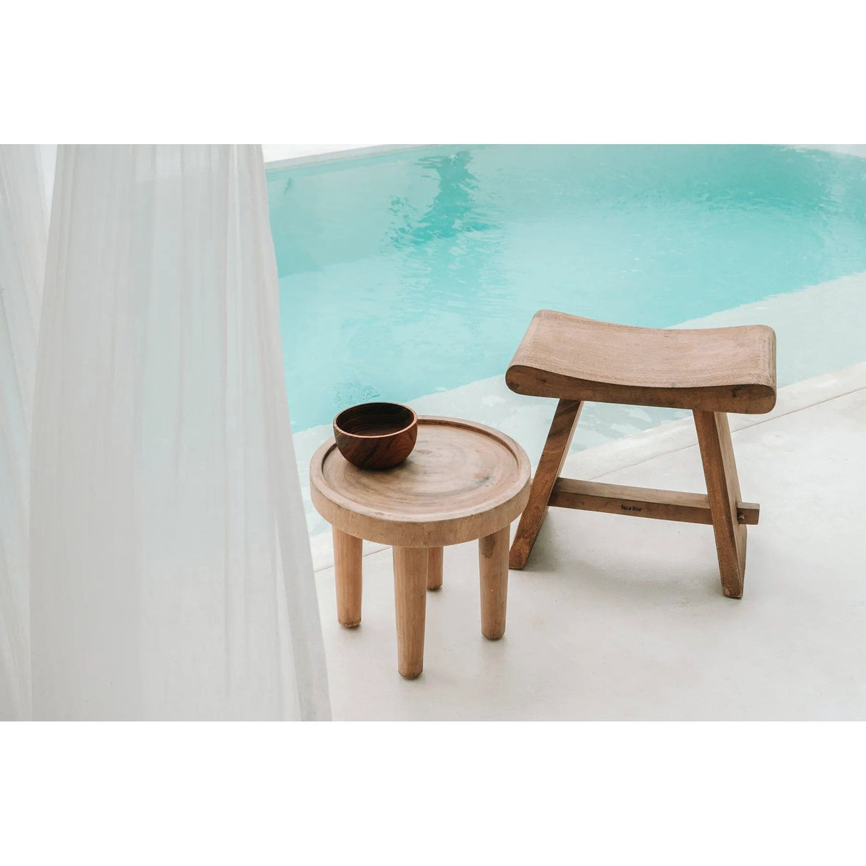 Salatschüssel – Teakwurzel Material, Organische Form, Natürliche Farbe – Teak Root | Bazar Bizar Antwerp