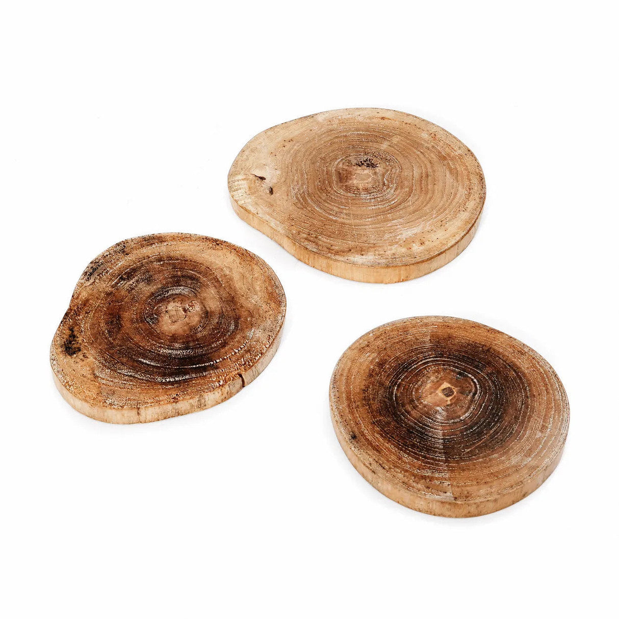 Untersetzer – Teakwurzelmaterial, Boho Stil, Natürliche Farbe | Bazar Bizar Antwerp