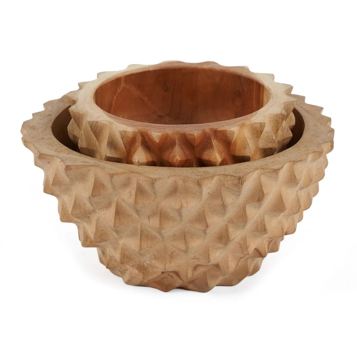 Schale – Teakwurzel, Exotische Struktur, Natur-Finish – Durian | Bazar Bizar Antwerp