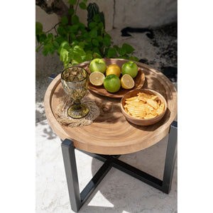 Snackschale – Teakwurzel Material, Organische Form, Natürliche Farbe – Teak Root | Bazar Bizar Antwerp