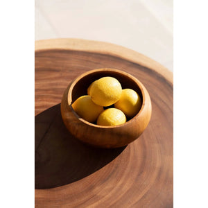 Fruit Bowl – Teak Root, Organic Shape, Natural Finish | Bazar Bizar Antwerp