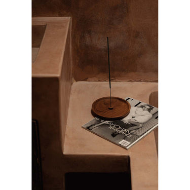 Incense Holder - Teak Root Wood, Stylish Tray, Practical Storage | Bazar Bizar Antwerp