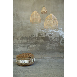 Pendelleuchte – Rattanmaterial, Geflochtenes Design, Handgefertigte Form, M - Bala | Bazar Bizar Antwerp