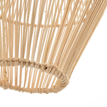 Pendant Lamp – Vintage Bottle Shape, Hand-Woven Rattan, Slim Silhouette, M – Afrodisiac | Bazar Bizar Antwerp