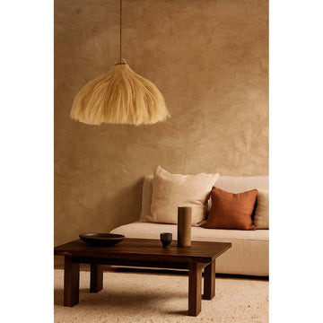 Pendant Lamp – Hand-braided Hemp Fibres, Layered Design, Soft Light, M – Rami | Bazar Bizar Antwerp