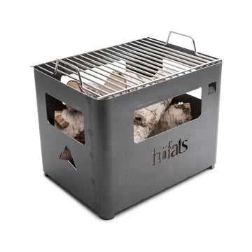 Grillrost – Polierter Edelstahl, Integrierte Griffe, Massive Stäbe - BEER BOX | höfats