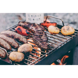 Grill Grate - Polished Stainless Steel Integrated Handles - BEER BOX | höfats