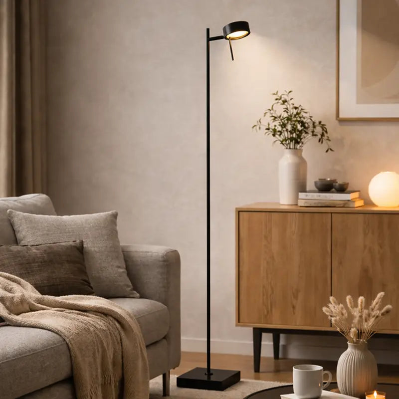 Stehleuchte 5W LED, 3000K Warmweiß, Touch-Dimmbar, Verstellbarer Kopf, IP20 – Bling | Sompex