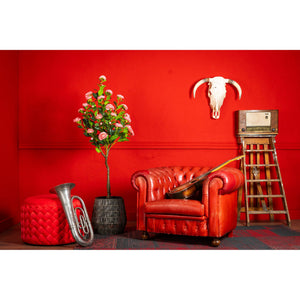 Kunstpflanze – Kunststoffmaterial, Botanisches Design, Kamelienblütendesign - Camelia | NeverLeafs