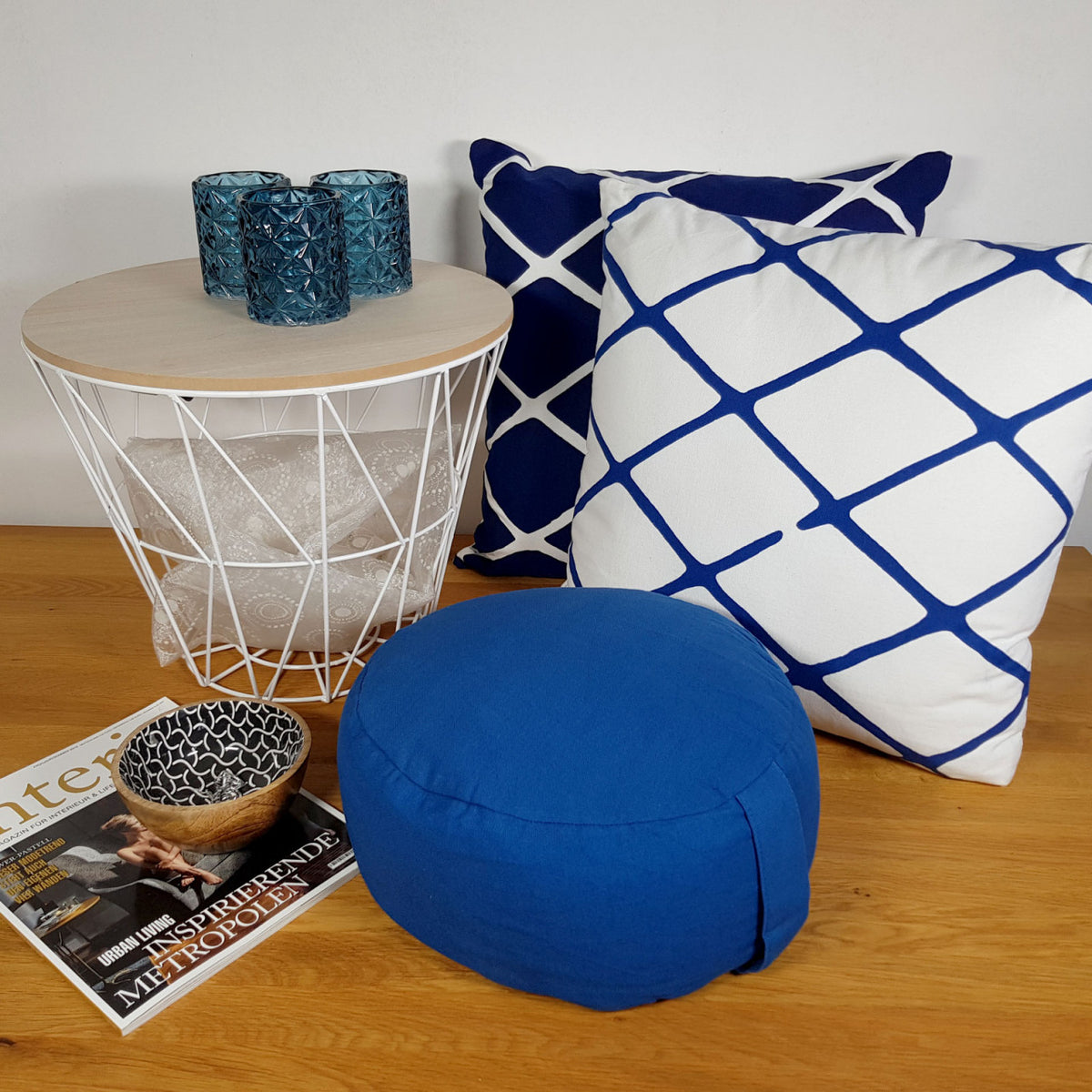 Yoga Cushion - Removable Cover, Buckwheat Hull Filling, Versatile | MVG Voglrieder