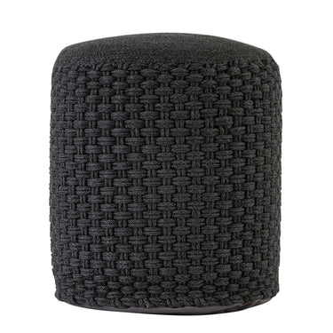 Pouf aus recyceltem Kunststoff, Strick-Optik, nachfüllbar & Outdoor-tauglich – Merino | MVG Voglrieder