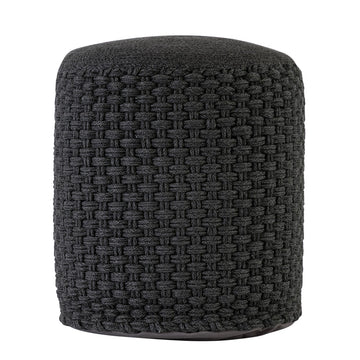 Pouf made of recycled plastic, knit look, refillable & suitable for outdoor use – Merino | MVG Voglrieder