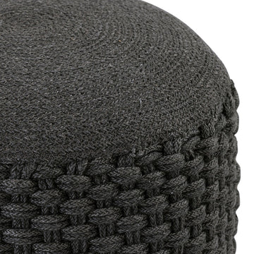 Pouf made of recycled plastic, knit look, refillable & suitable for outdoor use – Merino | MVG Voglrieder