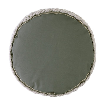 Pouffe made from recycled plastic, knitted look, refillable & suitable for outdoor use – Merino | MVG Voglrieder