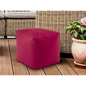 Pouf – Nylon Stoff, Wasserfest, Bordeaux Farbe - Bamba | MVG Voglrieder