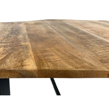 Couchtisch – Massives Mangoholz, Metallgestell Schwarz, Pulverbeschichtet Oberfläche - Paris | MVG Voglrieder