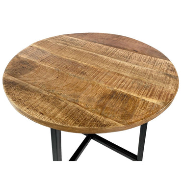 Couchtisch aus recyceltem Mangoholz, handgefertigt, mit pulverbeschichtetem Metallgestell – Cannes | MVG Voglrieder