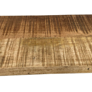 Wandregal – Recyceltes Mangoholz, Schwarzer Eisenrahmen, Industrial Design - Dock | MVG Voglrieder