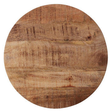 Couchtisch – Recyceltes Holz, Metall Rahmen, Tabak Farbe 45 cm Höhe - London | MVG Voglrieder