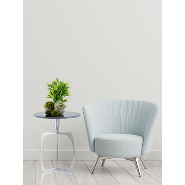 Beistelltisch – Aluminium Gestell, Marmorplatte, Silber Finish - Sohoo | MVG Voglrieder