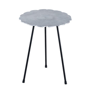 Beistelltisch Set – Aluminium Material, Dreibein Design, Silber Farbe - Hilton | MVG Voglrieder