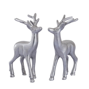 Dekofigur – Aluminium Tierfigur, Tischdeko Design, Silber Farbe | MVG Voglrieder