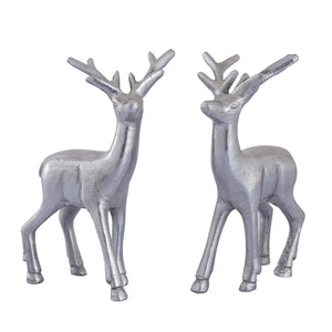 Dekofigur – Aluminium Tierfigur, Tischdeko Design, Silber Farbe | MVG Voglrieder
