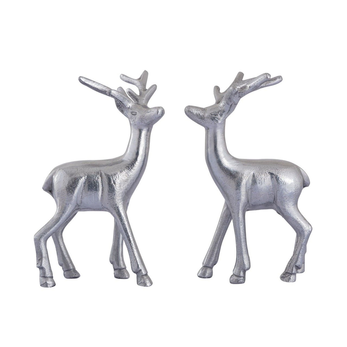 Dekofigur – Aluminium Tierfigur, Tischdeko Design, Silber Farbe | MVG Voglrieder