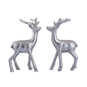 Dekofigur – Aluminium Tierfigur, Tischdeko Design, Silber Farbe | MVG Voglrieder