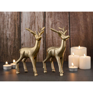 Dekofigur – Aluminium Tierfigur, Tischdeko Design, Gold Farbe | MVG Voglrieder