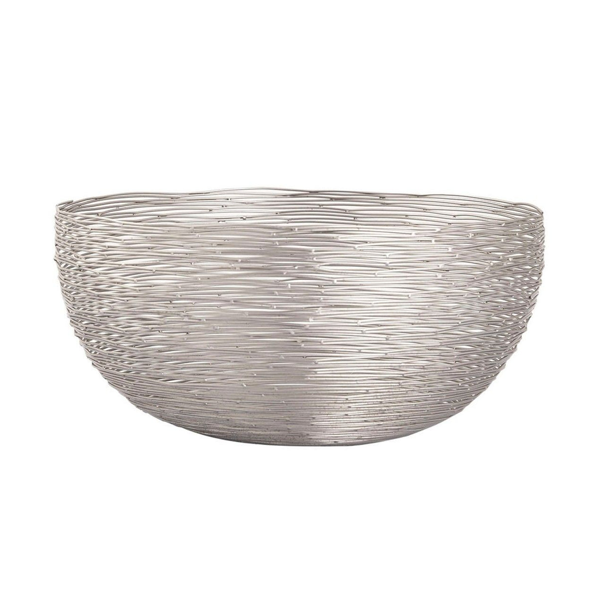 Obstschale – Metalldraht Struktur, Luftzirkulation Design, Silber Farbe - Dollce | MVG Voglrieder
