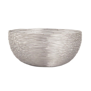 Obstschale – Metalldraht Struktur, Luftzirkulation Design, Silber Farbe - Dollce | MVG Voglrieder