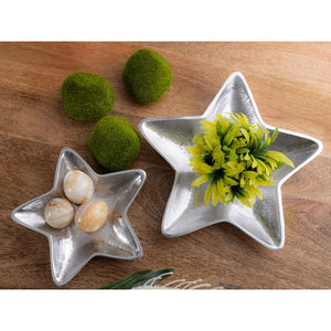 Schale – Massiv Aluminum, Stern Design, Silber Finish - Starlight | MVG Voglrieder