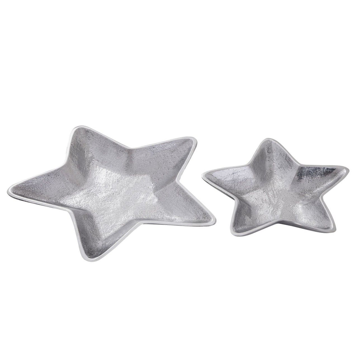 Schale – Massiv Aluminum, Stern Design, Silber Finish - Starlight | MVG Voglrieder