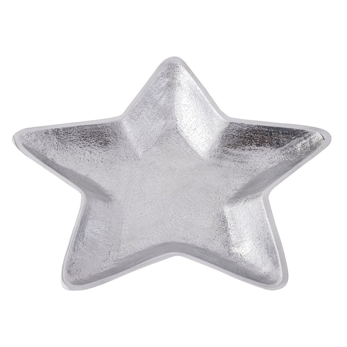 Schale – Massiv Aluminum, Stern Design, Silber Finish - Starlight | MVG Voglrieder