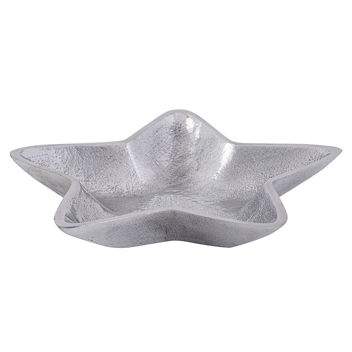Schale – Massiv Aluminum, Stern Design, Silber Finish - Starlight | MVG Voglrieder