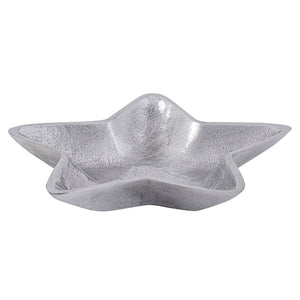 Schale – Massiv Aluminum, Stern Design, Silber Finish - Starlight | MVG Voglrieder