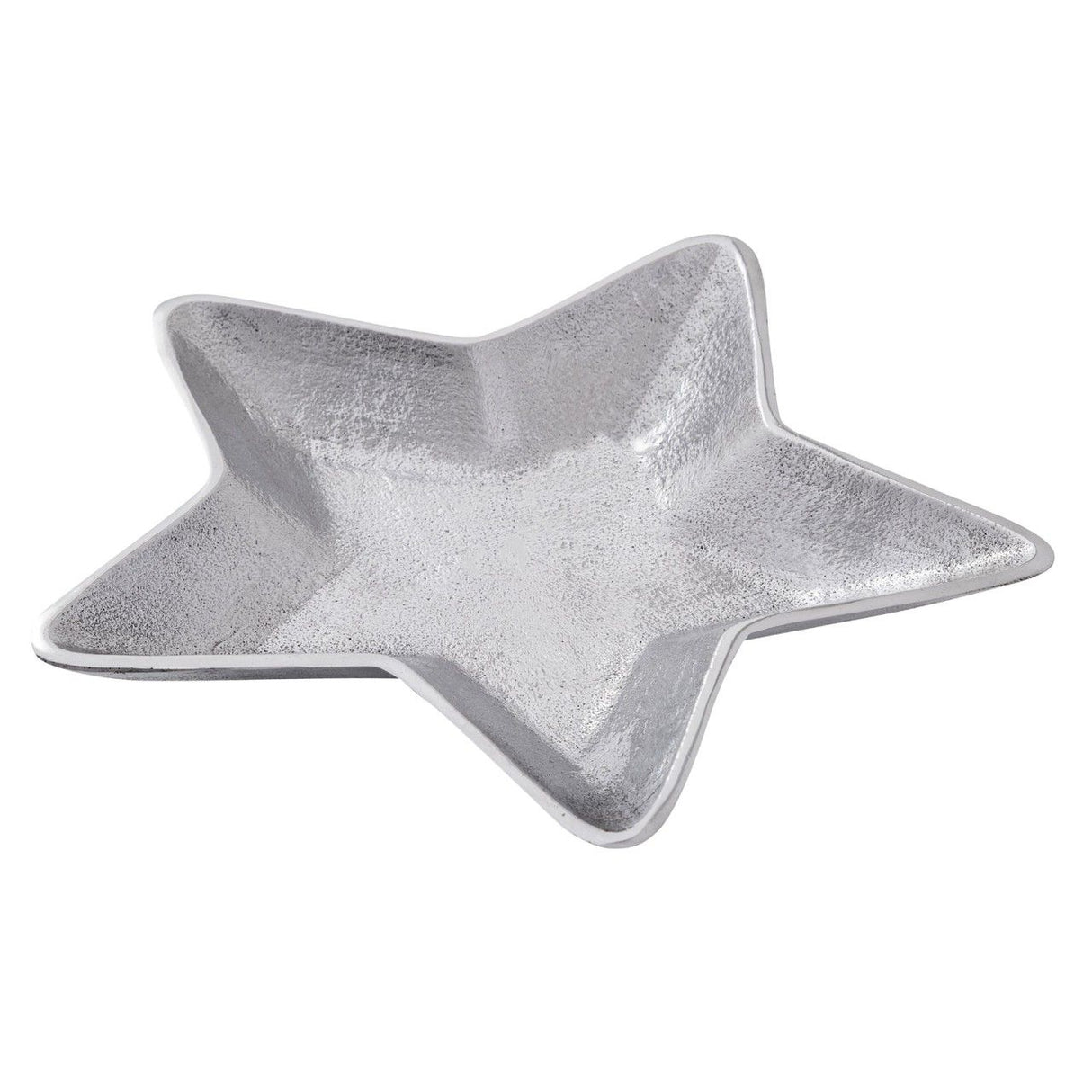 Schale – Massiv Aluminum, Stern Design, Silber Finish - Starlight | MVG Voglrieder